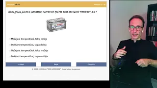 NEW 6 KET pamoka testas TECHNINĖ dalis Variklis ir kiti Klausimai