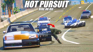 HOT PURSUIT ! SKILL PURSUIT TAK TERTANDINGI ! BUTUH 1000 POLISI UNTUK MENANGKAP KEI ! GTA 5 ROLEPLAY