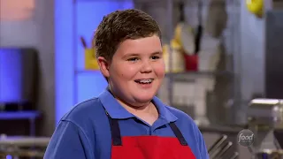 Aidan from Season 3 Kids Baking Championship Won Using Other Kids Ideas and it was NUTS!!!