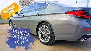Yeni BMW 5.20İ. TR'de İlk Ayrıntılı Test ve İnceleme.Luxury Line Paket. 2021'in İlk Videosu.