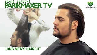 Мужская стрижка на длинных волосах. Long Men's Haircut парикмахер тв parikmaxer.tv