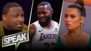 LeBron scores 40 vs. Nets, how impressive was this performance? | NBA | SPEAK