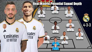 REAL MADRID POTENTIAL SQUAD DEPTH WITH TRANSFER JOSELU SUMMER 2023 UNDER CARLO ANCELOTTI