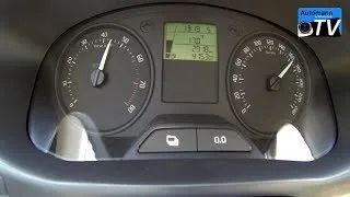 2014 Skoda Fabia Combi 1.2 (70hp) - 0-175 km/h acceleration (1080p)