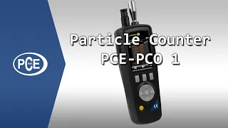 Particle counter PCE-PCO 1 for measuring the particle concentration  | PCE Instruments