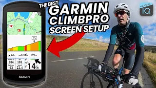 The BEST Garmin ClimbPro Screen Setup using ConnectIQ EDGE MapFields 🚵‍♂️