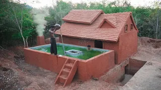 [ Full Video ] Life in the forest ,Dig to build luxury house and swimming pool