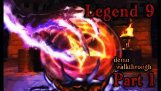 Hexen Legend 9: demo walkthrough, multi-class, Winnowing Hall part 1