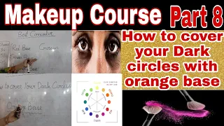 Professional Makeup Course Part 8 || How To Cover Dark Circle Like Pro #makeupcourse #darkcircles