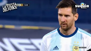 Gol de #Argentina | Lionel Messi | Relata Mario Celedón vs. Ecuador (1-0)