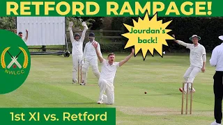 RETFORD RAMPAGE! | Cricket highlights w/ commentary | NWLCC 1sts v Retford 1sts | S2 ep3