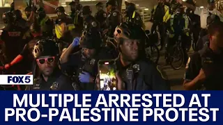 Multiple arrested at pro-Palestine encampment in DC