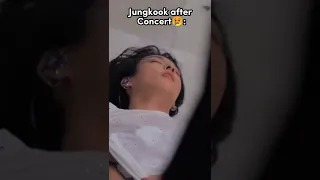 Jungkook was Exhausted 😰😖💔 | Sad reality 🥺 |#army#jungkook#BTS#shorts