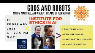 Ethics in AI Live Event: Gods and Robots: Myths, Machines, and Ancient Dreams of Technology