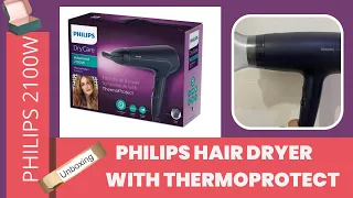 Unboxing and Testing Philips Hair Dryer w/ thermo protect by Anne Blossom