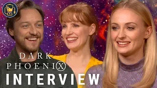 Dark Phoenix Exclusive Interviews | Sophie Turner, James McAvoy, Jessica Chastain and More