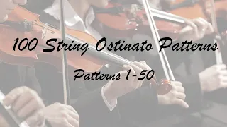 100 String Ostinato Patterns (patterns 1-50)