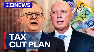 Opposition suggests it won’t oppose Labor tax cut plan | 9 News Australia