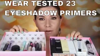 Best & Worst eyeshadow primer for oily lids Drugstore & High end - Review of 23 different primers