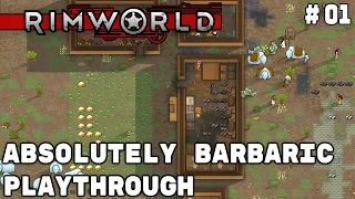 Tribal Wars: RimWorld No Commentary Playthrough - EP 01