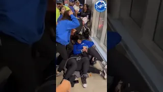 😵‍💫 Chaotic Fight Breaks Out Between Female Dodgers Fans at Dodger Stadium NLDS vs Padres #dodgers