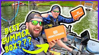 The BEST Summer Fishing Box?  Monsterbass July Unboxing