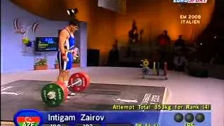 2008 European Weightlifting 85 kg Clean and Jerk