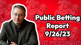 MLB Public Betting Report Today 9/26/23 | Against the Public with Dana Lane