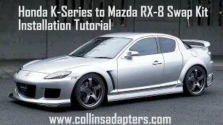 Mazda RX8 to Honda K-Series Engine Adaptation Kit Install Video