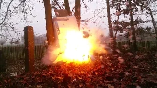 Homemade Exploding Arrow fired by a Crossbow