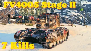 World of tanks FV4005 Stage II - 5 K Damage 7 Kills, wot replays