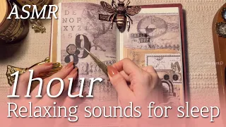 ✨ 1 hour ASMR for sleep✨ 수면용 편안한 소리 다꾸 모음 37 relaxing sounds #papertherapy #scrapbooking