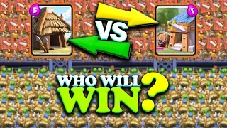 Goblin Hut Vs Barbarian Hut | Clash Royale Super Challenge #42