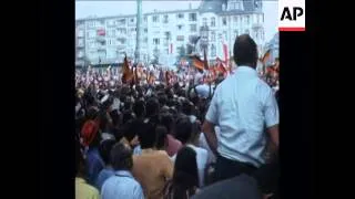 SYND 23/06/1970 WEST GERMAN FOOTBALL TEAM ARRIVE HOME FROM MEXICO