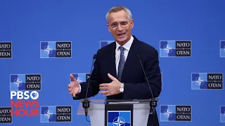 NATO chief discusses future of western support for Ukraine
