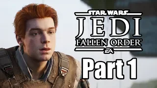 STAR WARS JEDI FALLEN ORDER Gameplay Walkthrough Part 1 - No Commentary [PS4 PRO 1080p]