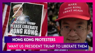 Hong Kong Protesters Sing US Anthem, Want Donald Trump To Liberate Them From China