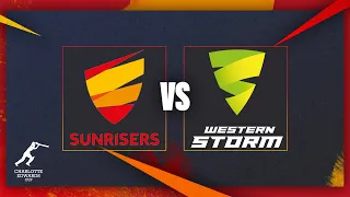 🔴 LIVE T20 | Sunrisers v Western Storm | Charlotte Edwards Cup