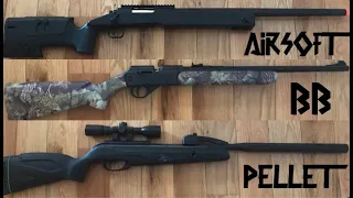 Difference Between Airsoft, BB, and Pellet Guns