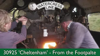 30925 'Cheltenham' - Alresford to Alton from the footplate