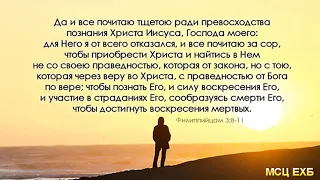 "Всё почитаю за сор". П. Н. Ситковский. Проповедь. МСЦ ЕХБ.