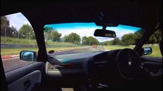 BMW E36 328i Sport Nurburgring Nordschleife Onboard - Bridge to Gantry