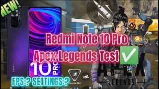 Redmi Note 10 Pro Apex Legends Mobile Game Test✅