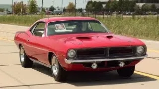 Test Driving 1970 Plymouth Cuda 440 Six Pack Pistol Grip Four Speed