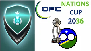 OFC CUP OF NATIONS 2036 SOLOMON ISLANDS In Countryballs (simulated)