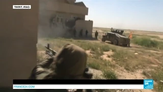 IRAQ - Troops and militias retake parts of key town Tikrit from ISIS jihadis