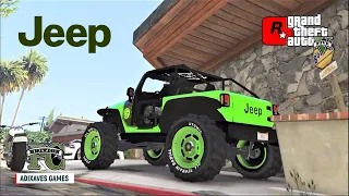 Jeep Wrangler Trailcat Concept 2016 | GTA V Real Life Mods |Vehicle Review TestDrive Gameplay @60fps