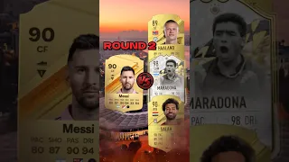 EA FC 24 MESSI VS FIFA 23 ATTACKERS 🔥🤯 (RONALDO,NEYMAR,MBAPPE,PELE,MARADONA,HAALAND,SALAH)🔥💪⚽