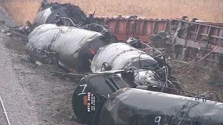 Train Cars Removed at Plymouth Derailment Site, Pineview Lane Back Open