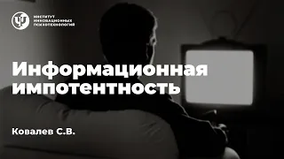 Информационная потенция. Ковалев С.В.